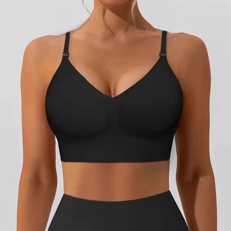 Low Back Bra Wireless Padded Bralette Comfort Halter Backless Cross Multiway USA