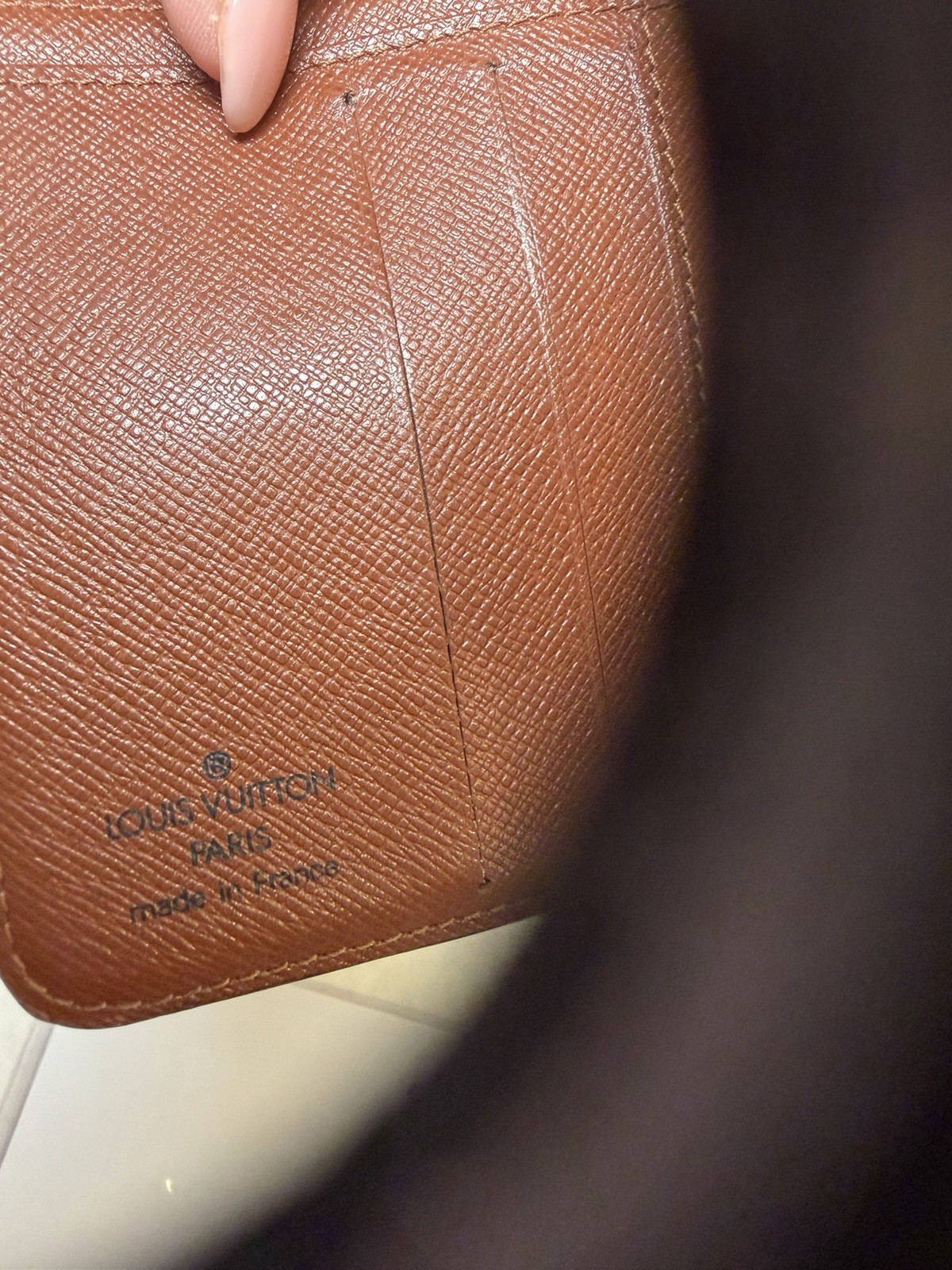 Louis Vuitton Monogram Brown Women’s Wallet Snap Flap Zip Coin Pocket