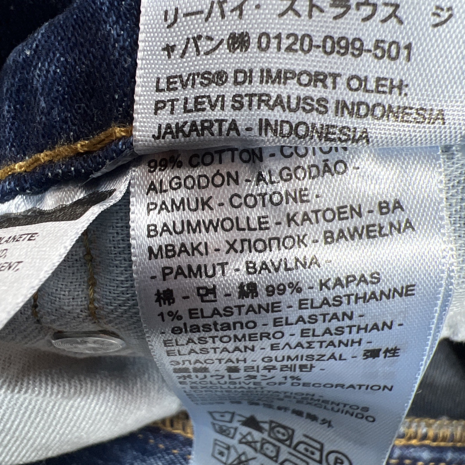 Levi‘s 505 Straight Blue Denim Casual Jeans Size 30