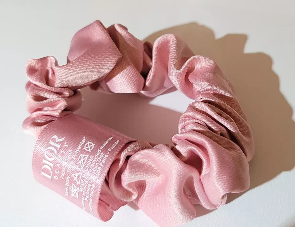 Miss Dior Pink Hair Scrunchie + Blooming Bouquet EDT Sample Spray Limited Ed NIB