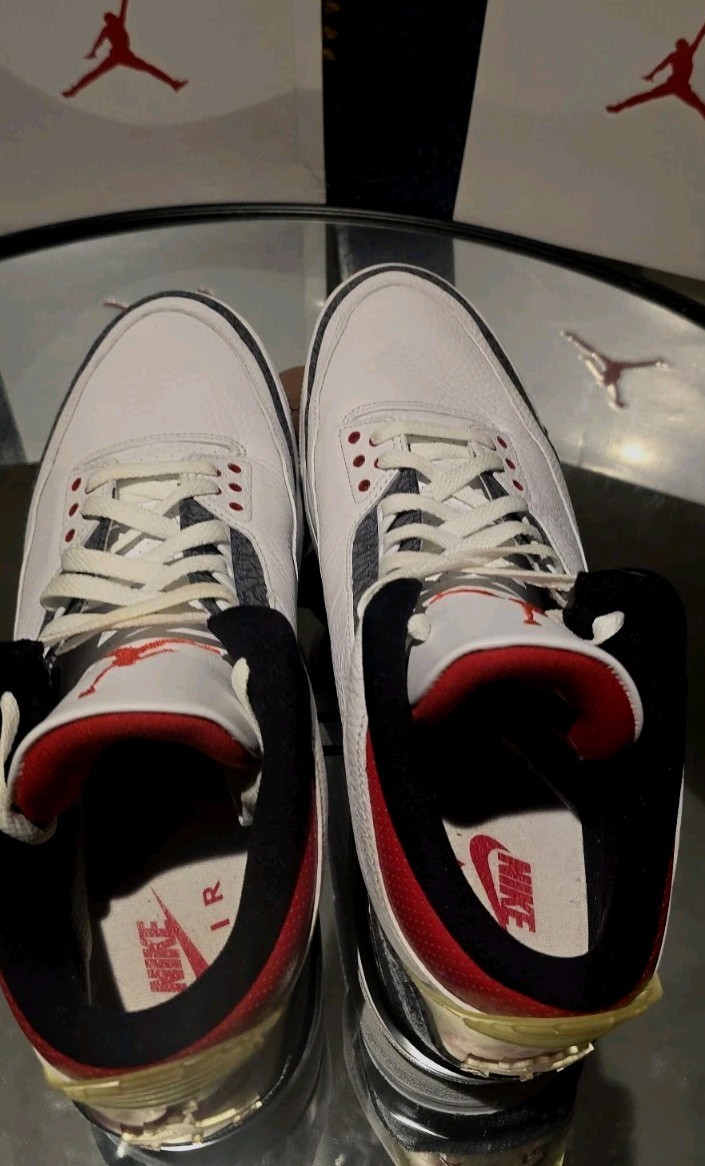 Nike Air Jordan 3 Retro SE Fire Red Denim CZ6431-100 US 15 Rare Excellent OG Box