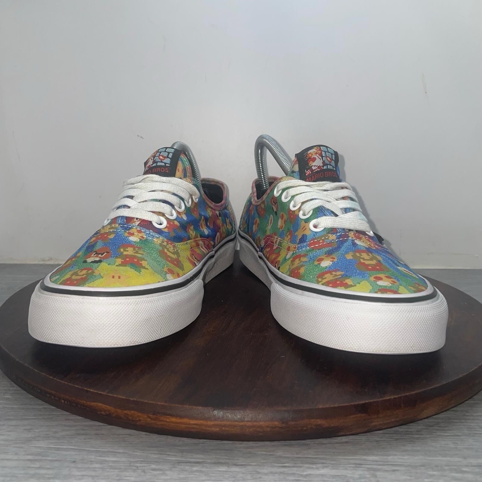Vans x Nintendo Super Mario Brothers Game Over Sneakers Men’s 8.5 Women’s 10