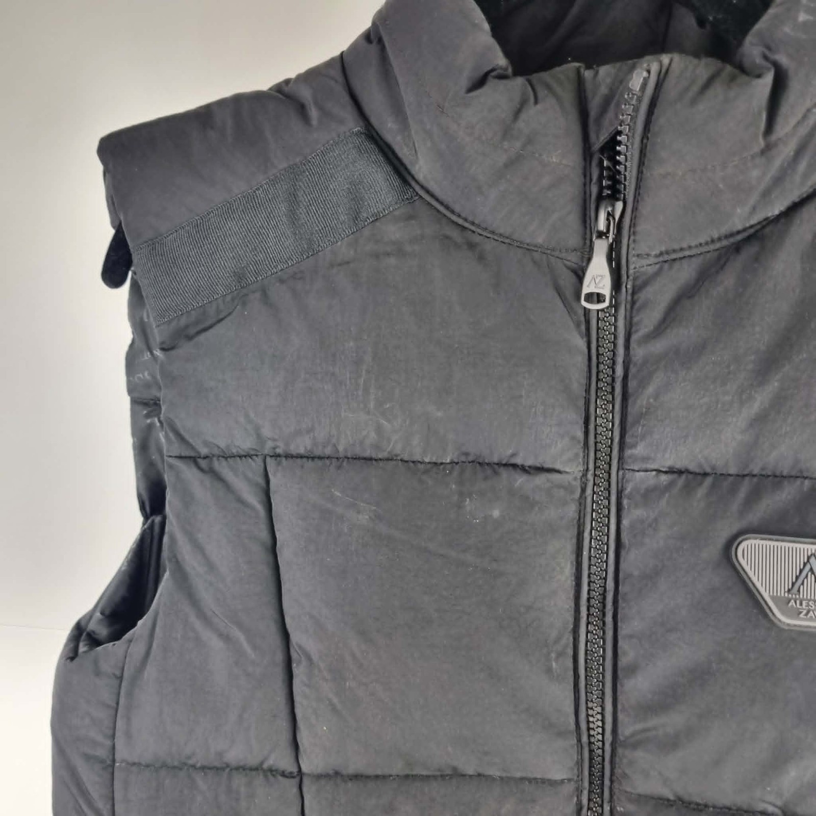 Alessandro Zavetti Vito Gilet Black Padded Vest Style UK Size Small