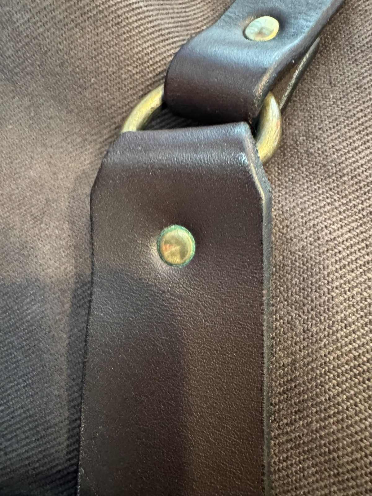 Filson Large Duffel Bag 223 Brown Rugged Twill YKK 2009 Made in USA