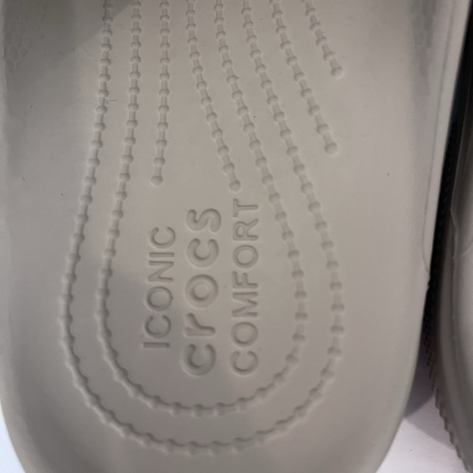 Crocs Baya Two-Strap Slide Cobblestone 207627-2V3 unisex sandals M 6 W 8 NEW