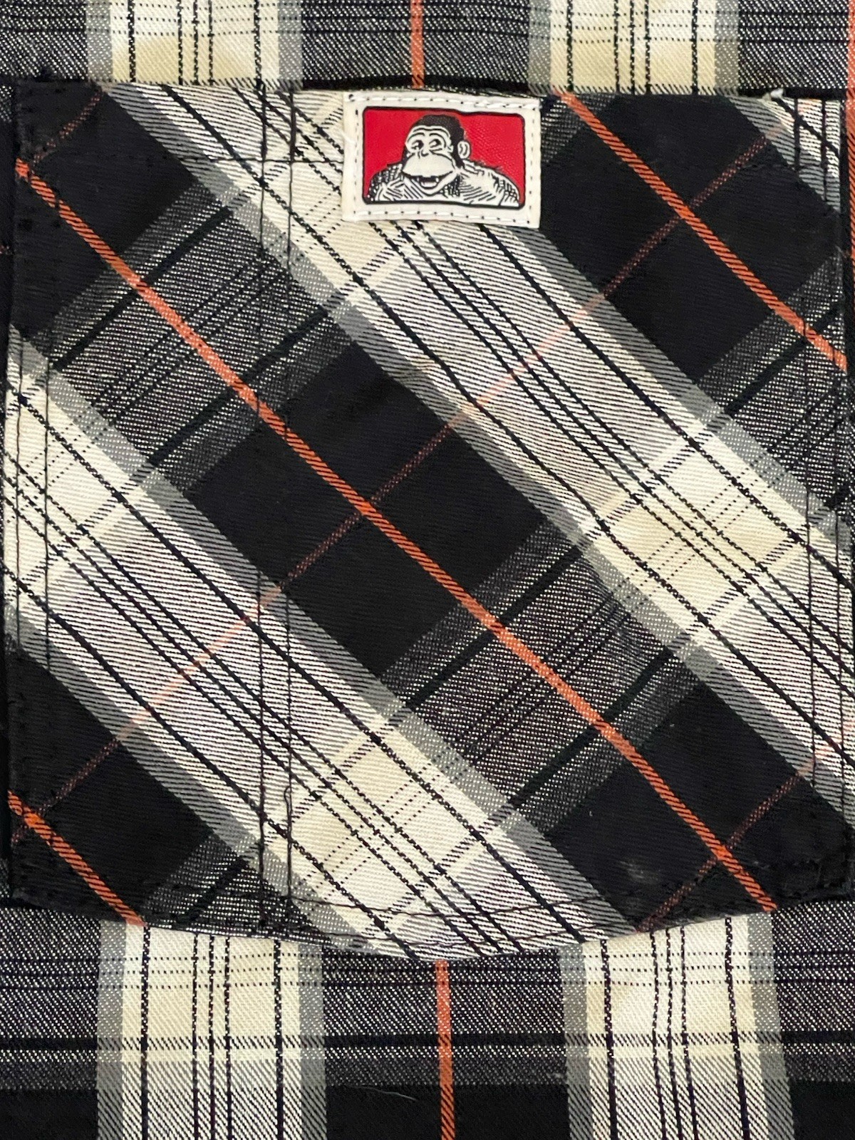 Ben Davis Shirt Mens 3XL 3XLarge Plaid 1/4 Zip Mechanic Work Chicano USA Made