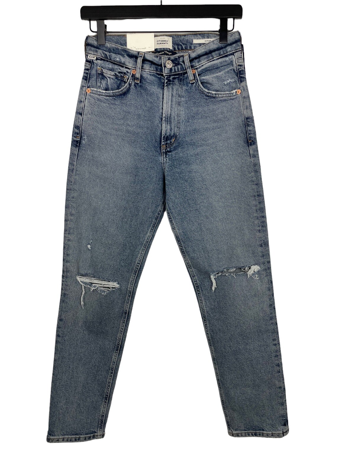 NWT Citizens of Humanity Marlee Relaxed Taper Jeans Freeport Light Wash Size 24