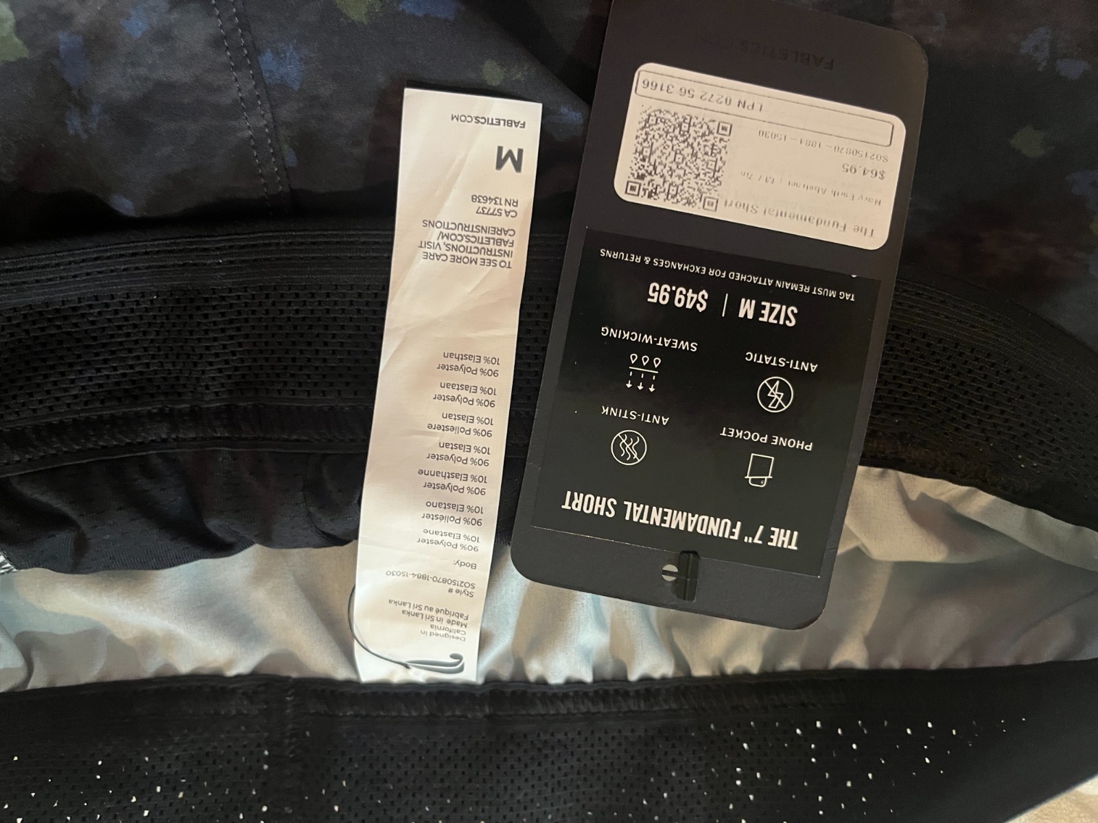 Mens Medium 7″ Fundamental Short Fabletics