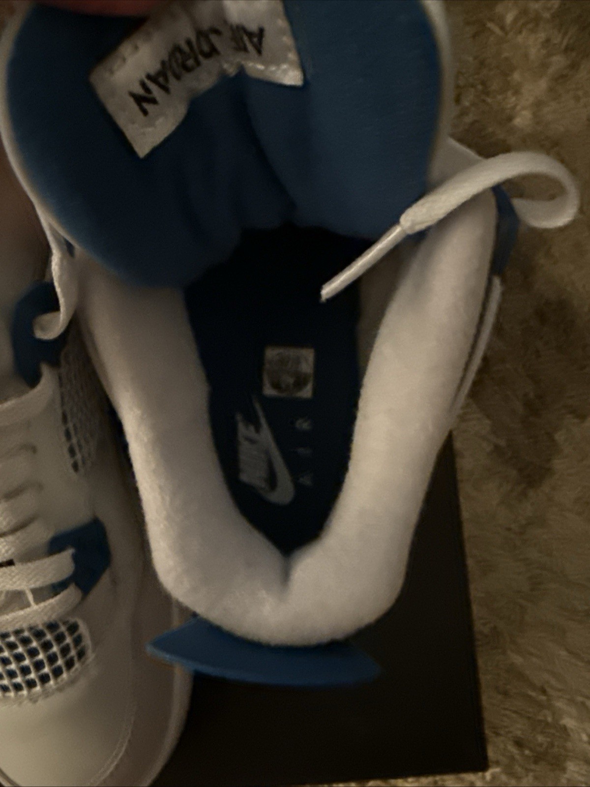Jordan 4 Military Blue 2024 Size 7 New