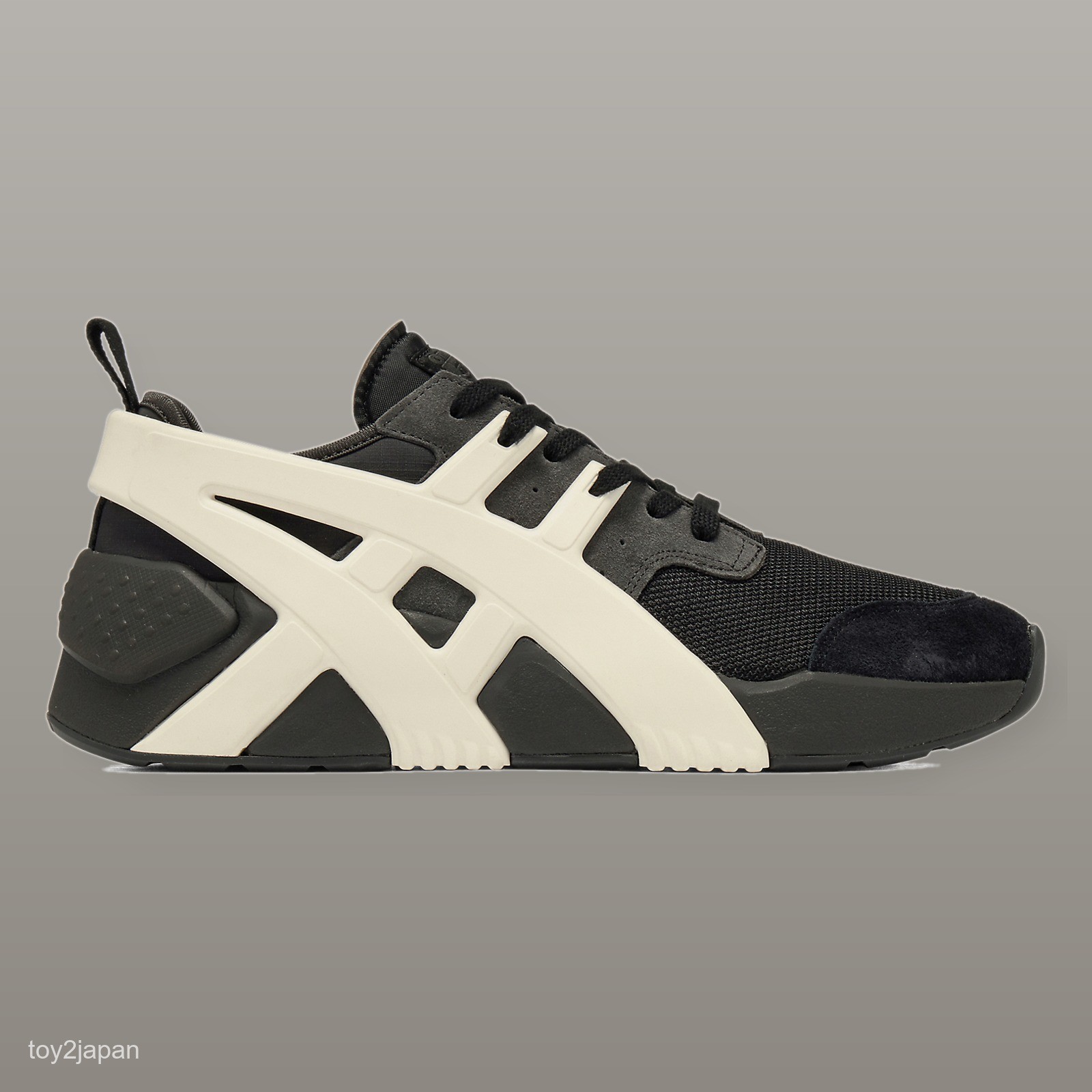 Onitsuka Tiger BIG LOGO TRAINER 2.0 1183C638-002 Black Cream Men’s Size New