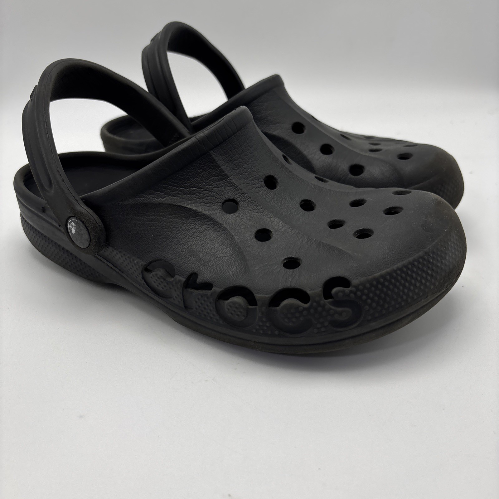 Crocs Baya Clog Slip On Casual Shoes Black Sz 5 Men’s Sz 7 Women’s