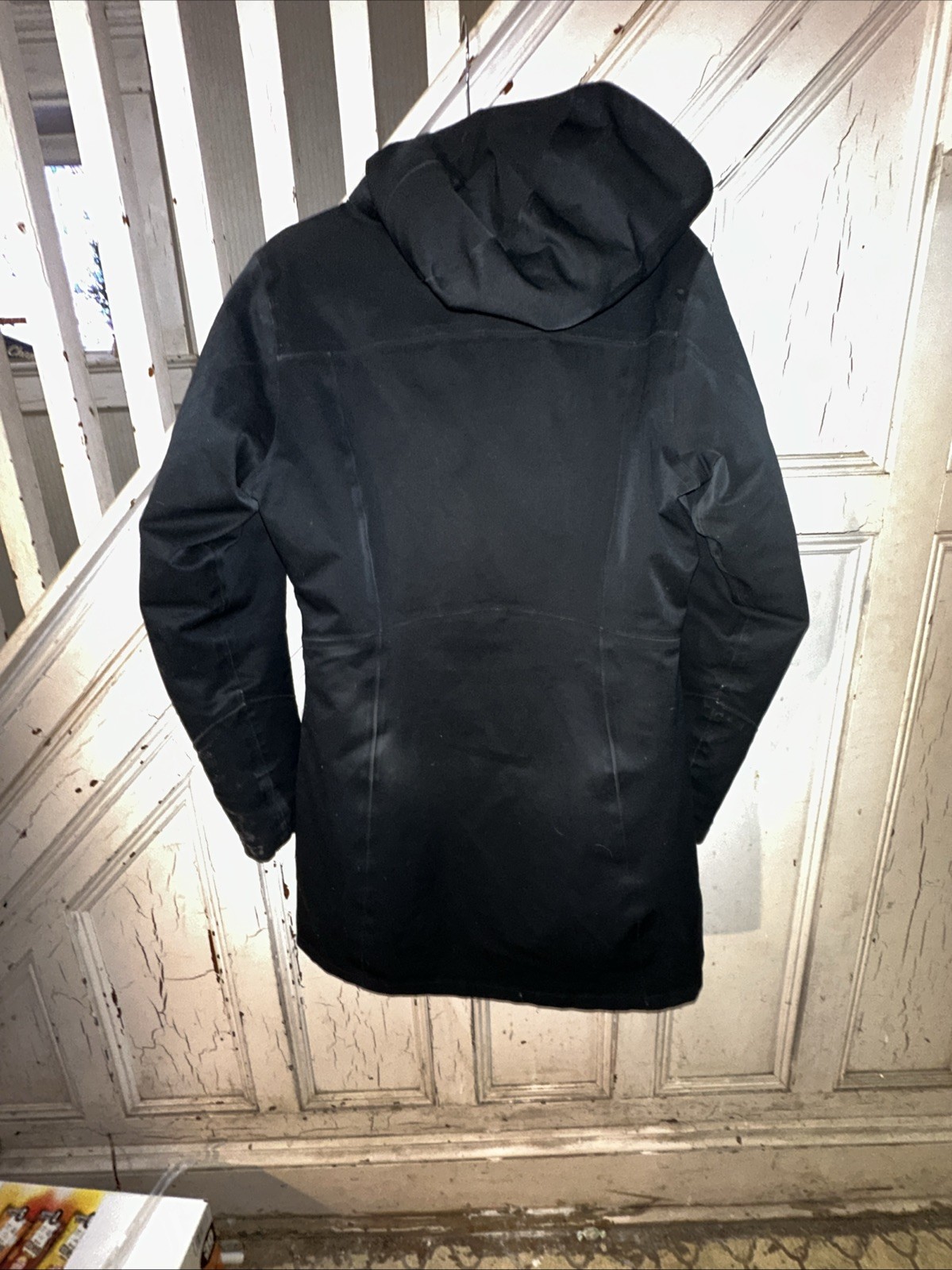 Patagonia 3-in-1 Tres Down Parka Jacket Womens Large BLACK Mint Condition