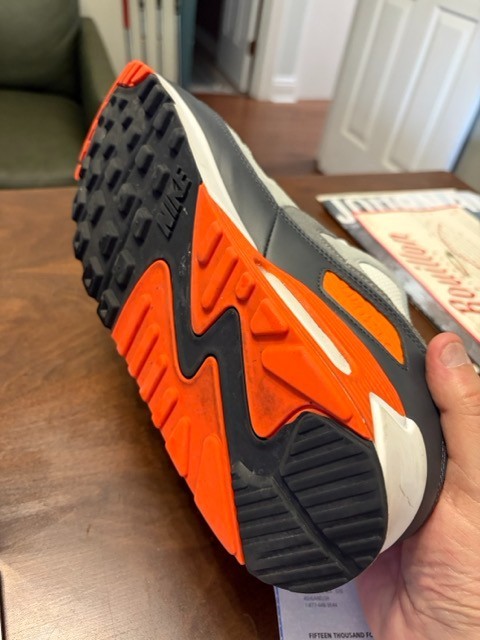 Size 12 – Nike Air Max 90 Safety Orange Worn Once