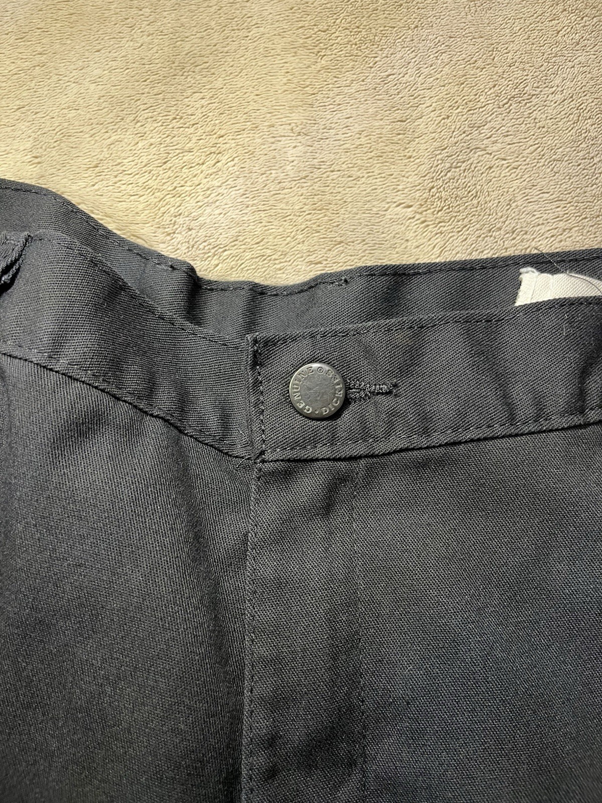 Dickies Men’s Black Work Pants 34×30 Polyester Cotton Blend Honduras MPN W841E31
