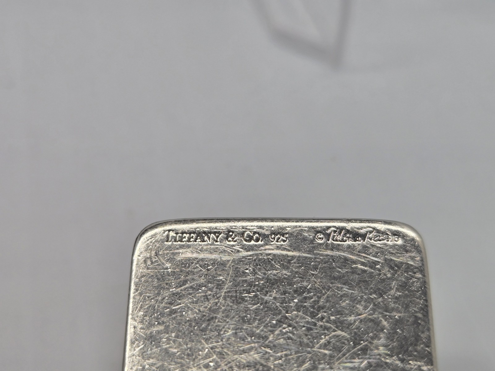 Tiffany & Co. Sterling Silver Groove Rolling Money Clip Paloma Picasso .925