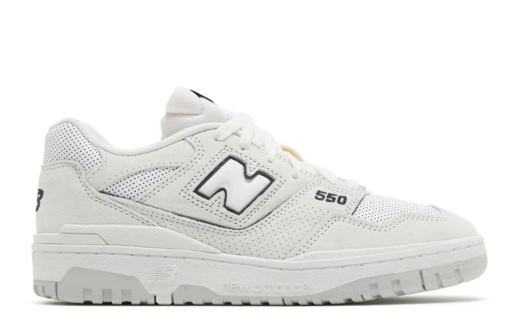New Balance 550 — White/Grey – Size 10 Mens