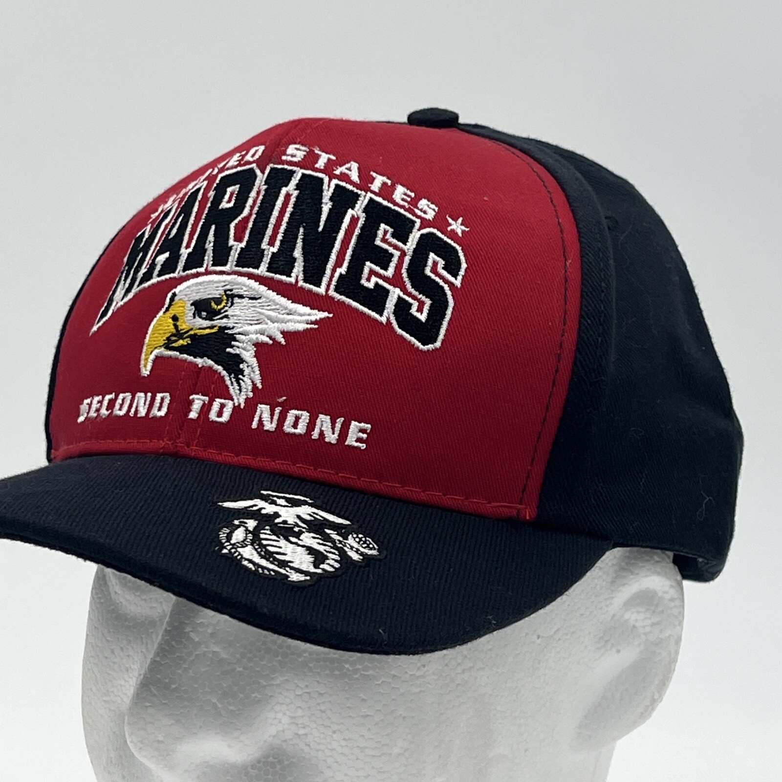 Marines Second To None Cap – United States Military StrapBack One Size Hat VGUC