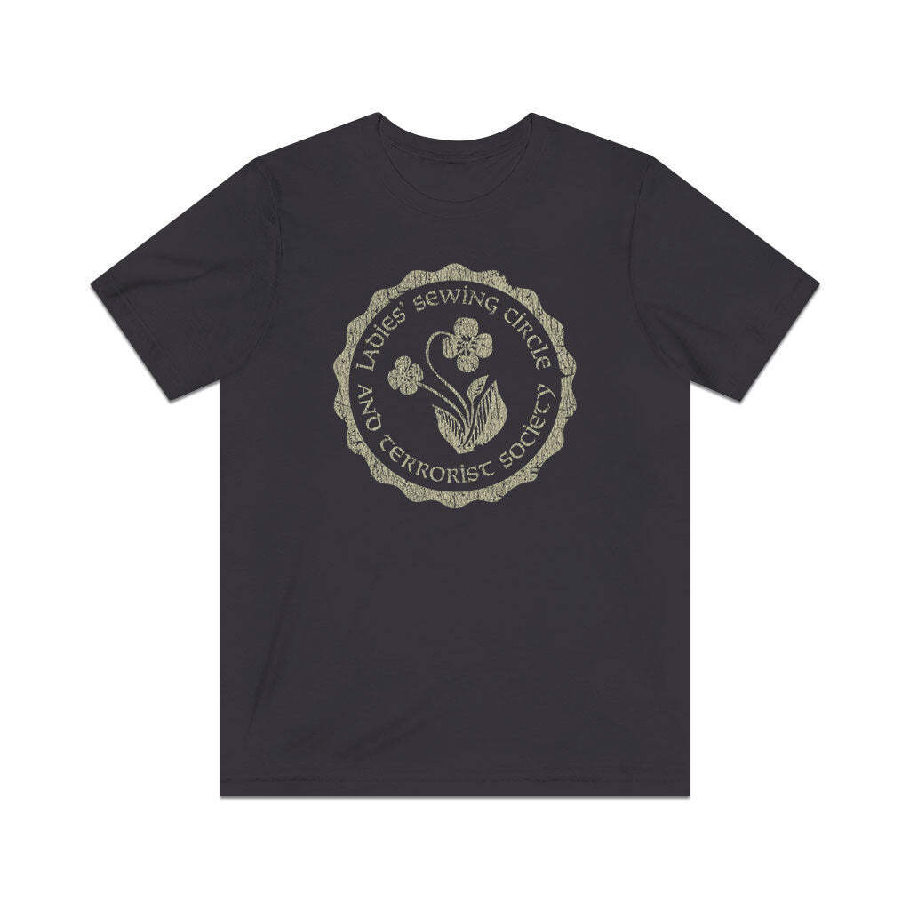Ladies Sewing Circle and Terrorist Society 1974 Vintage Men’s T-Shirt
