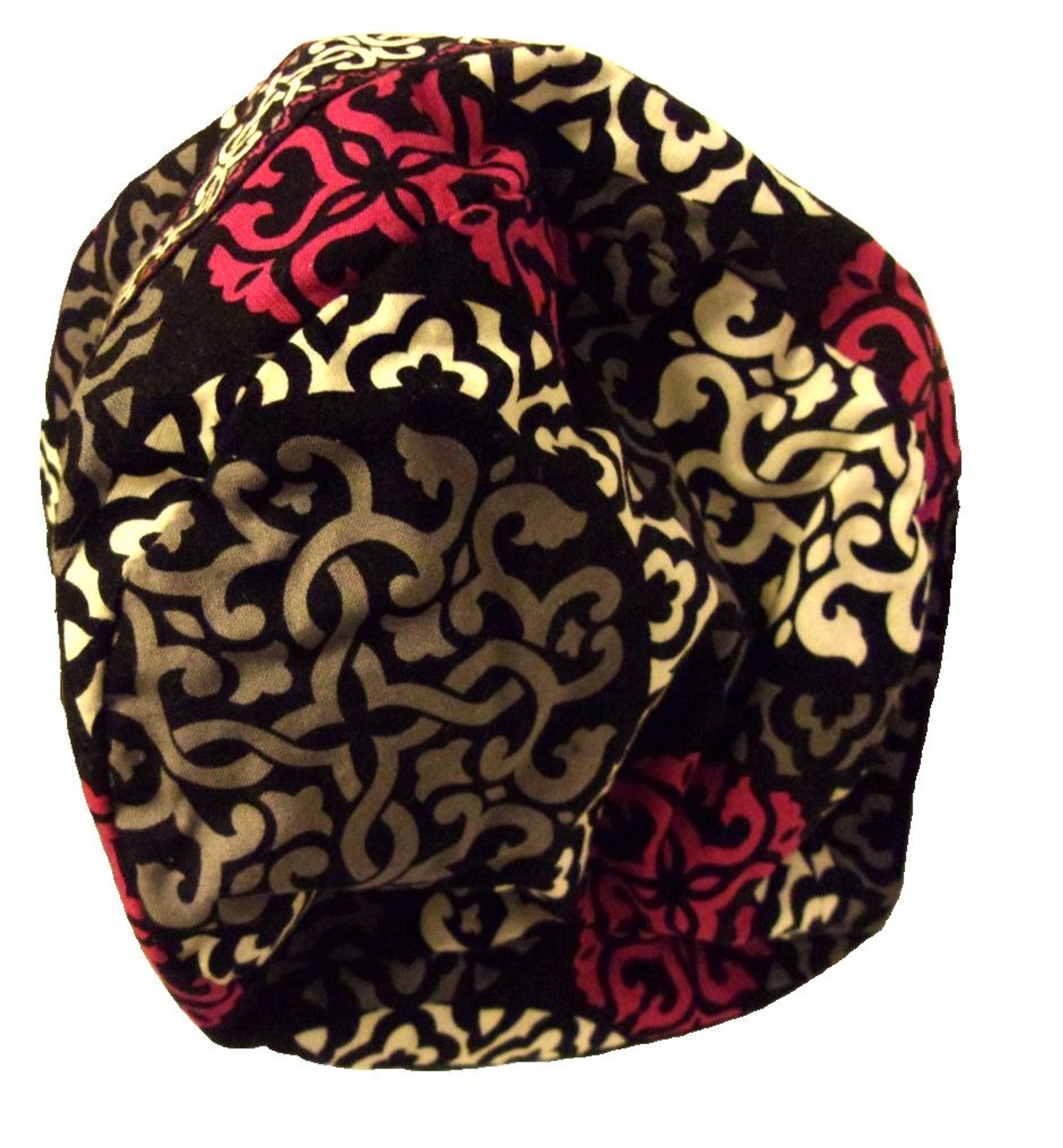 Vera Bradley Ditty Bag Canterberry Magenta Fabric Plastic Lining Drawstring