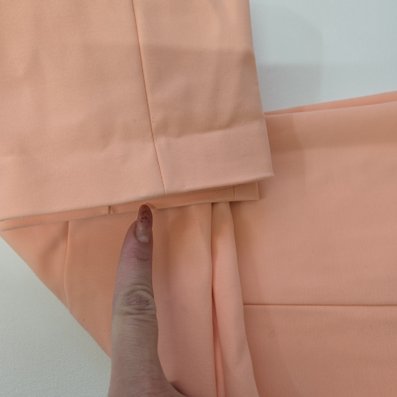 NWT Akris Melissa Trouser Pants Size US 8 Color Bellini Peach $795 Workwear Lux