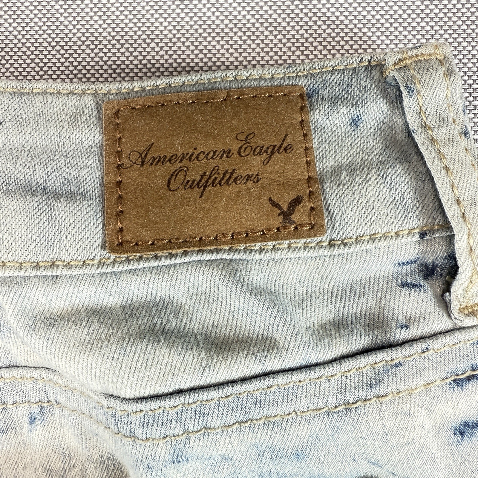 American Eagle Outfitters Jegging Womens 14 Regular Tie Dye Super Stretch Jeans