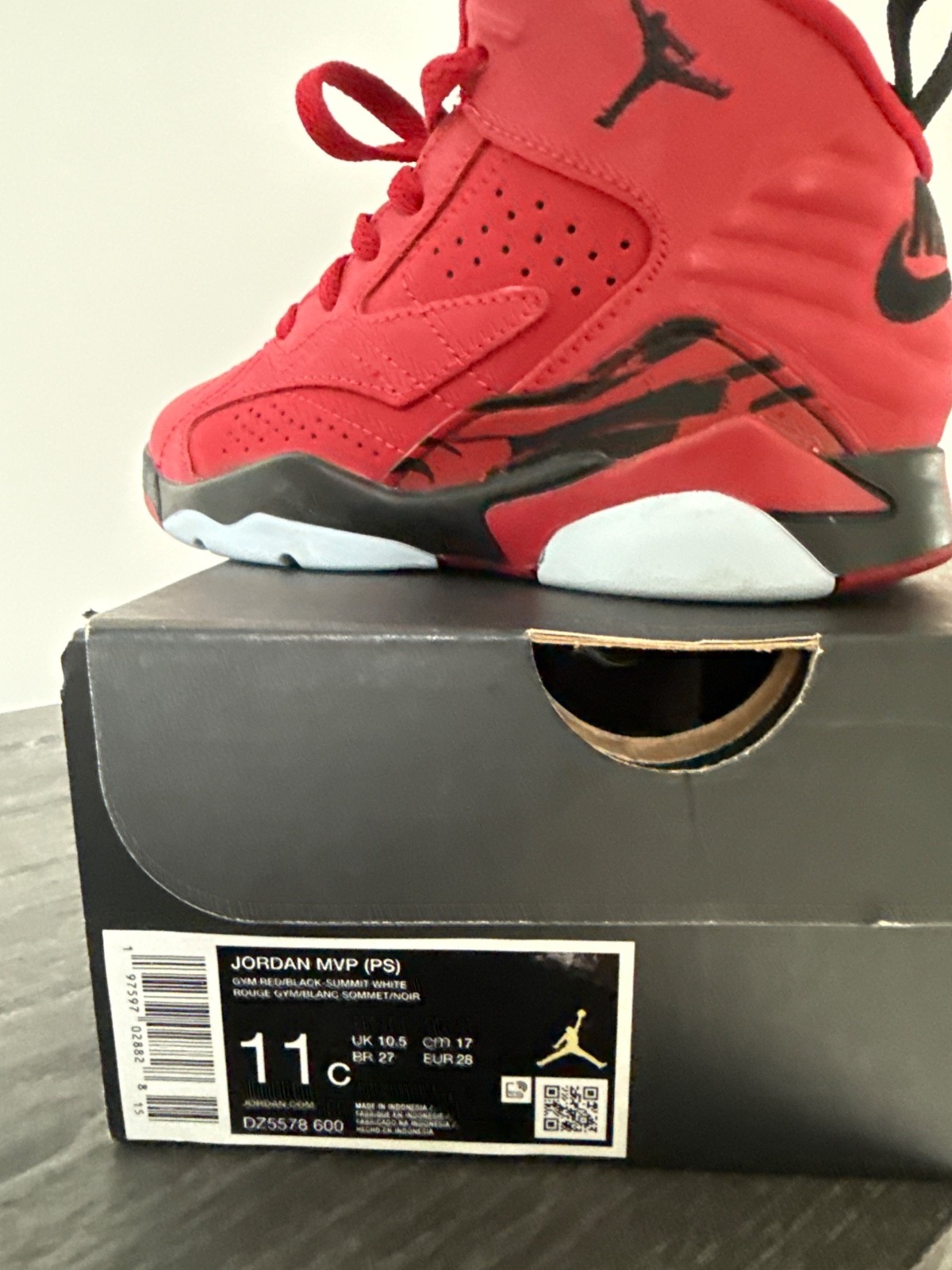 Jordan Jumpman MVP 11C Gym Red sneakers Bull DZ5578-600