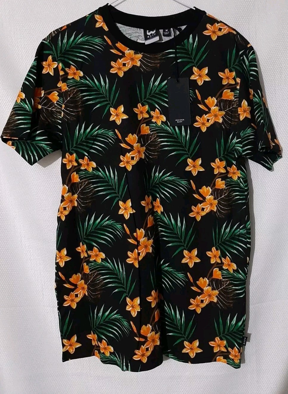 NEW Mens WXYZ Tropical Leaves T Shirt Medium