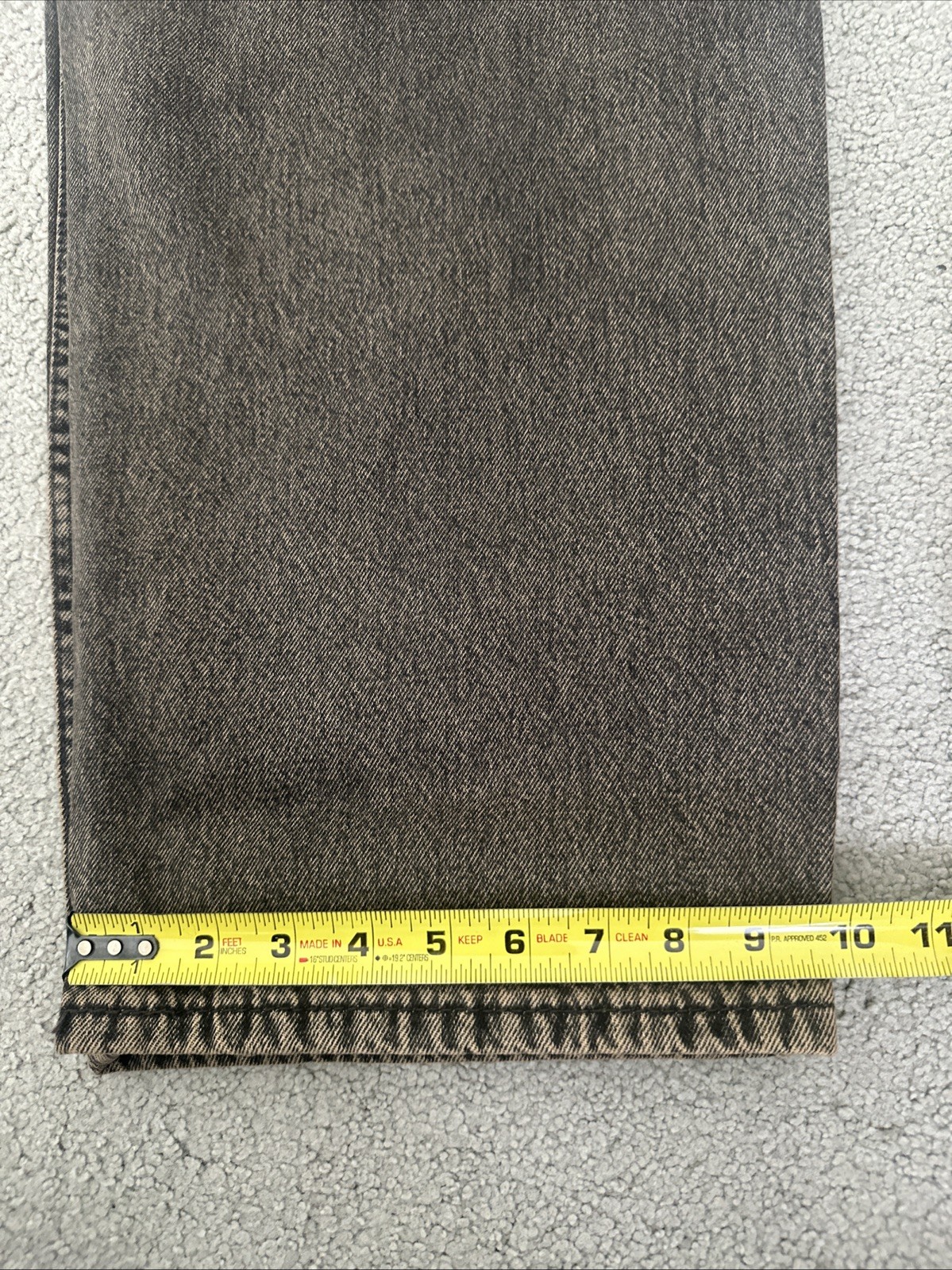 Levi ‘s 578 Baggy Throughout Denim Jeans Sz. 34Wx34L Brownish Dusty Gray New