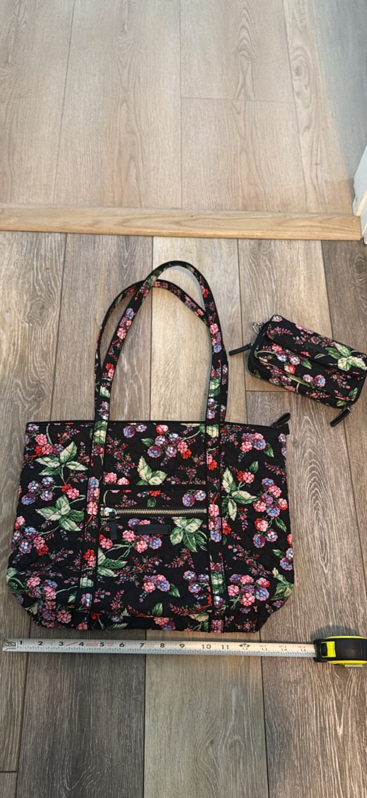 Vera Bradley Winter Berry tote and wallet