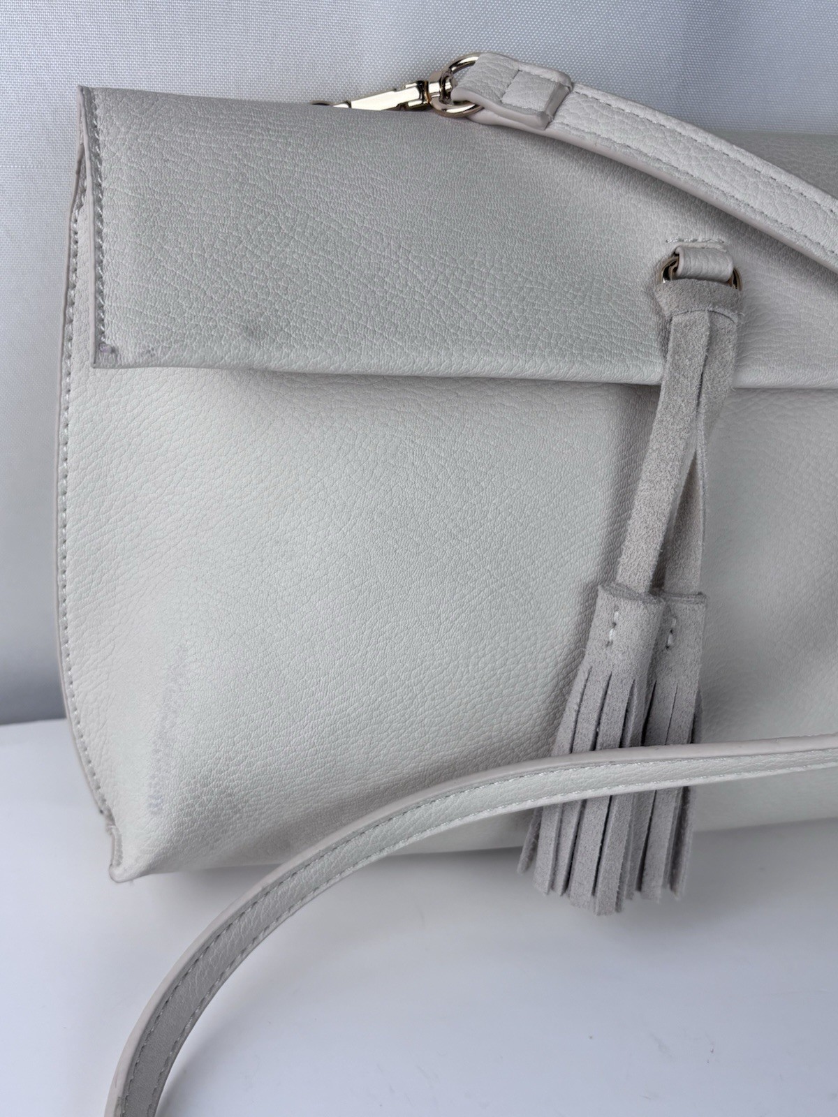 Street Level Anthropologie Crossbody Bag Vegan Leather & 100% Cow Leather trim