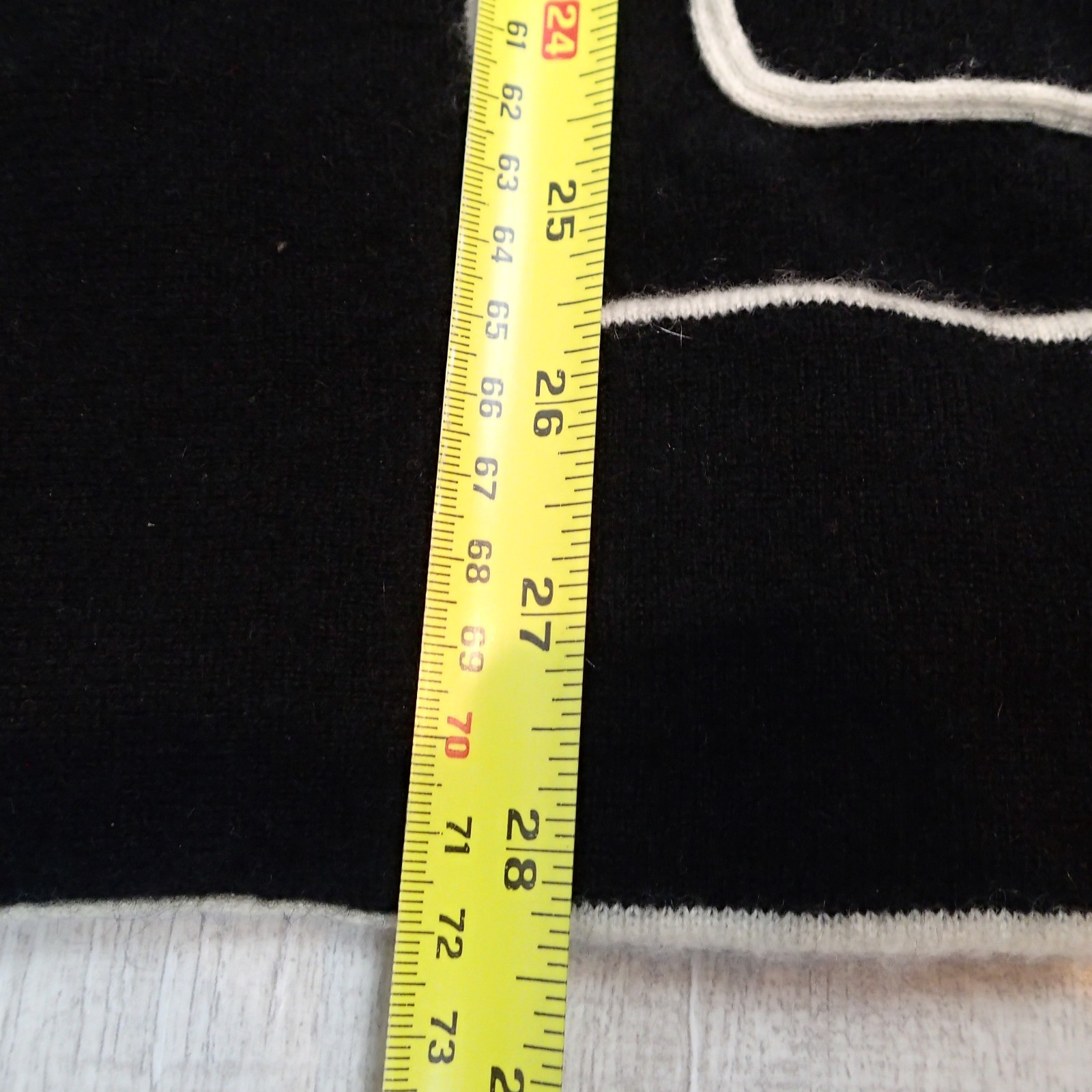 Madeleine Thompson black Cashmere Cardigan Long Sleeve sz S sweater belt pockets