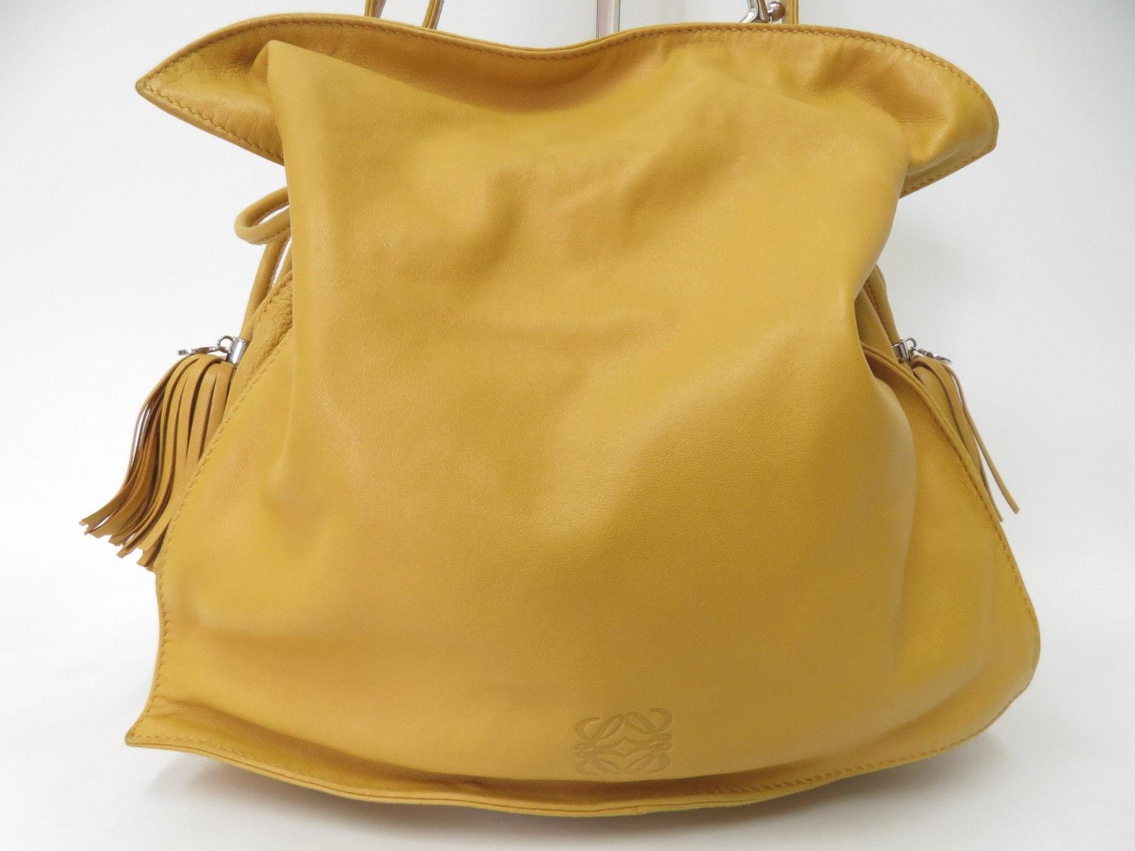 Authentic LOEWE Anagram Flamenco Lambskin Nappa Leather Shoulder Bag S#53565