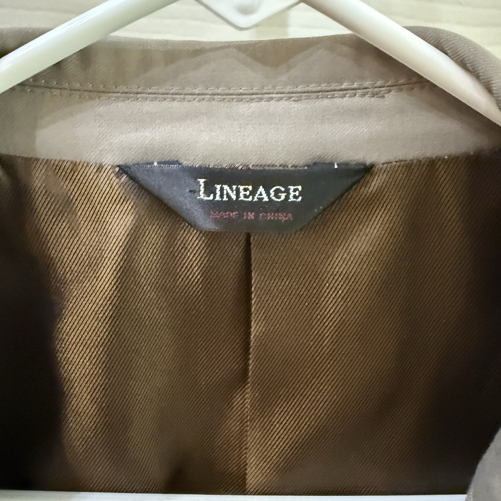 Lineage Milan New York 3 Button Beige Jacket Mens Superior 150’s Business