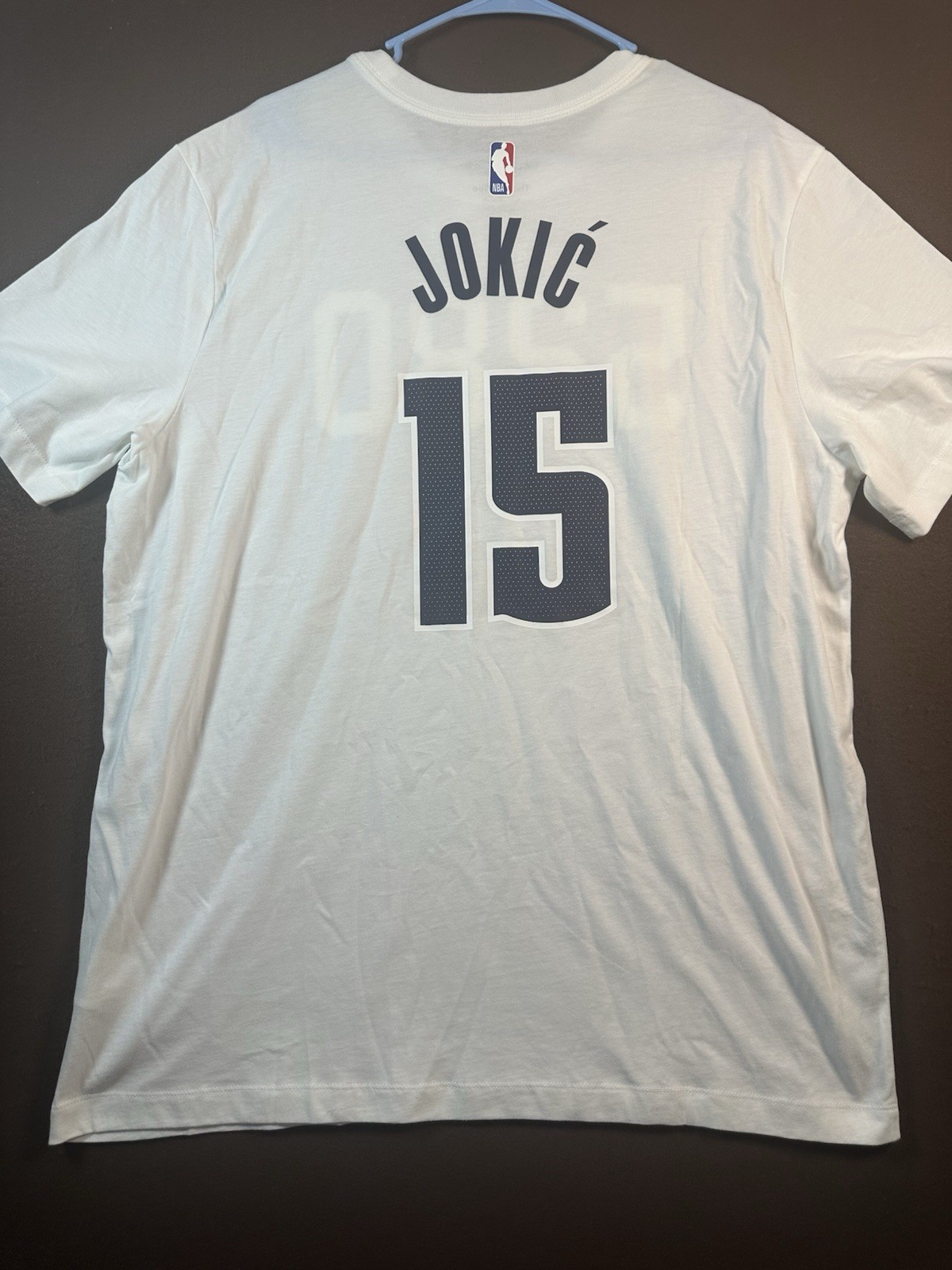 Denver Nuggets Nikola Jokic 15 Nike 5280 City Edition White Shirt Mens XL NBA
