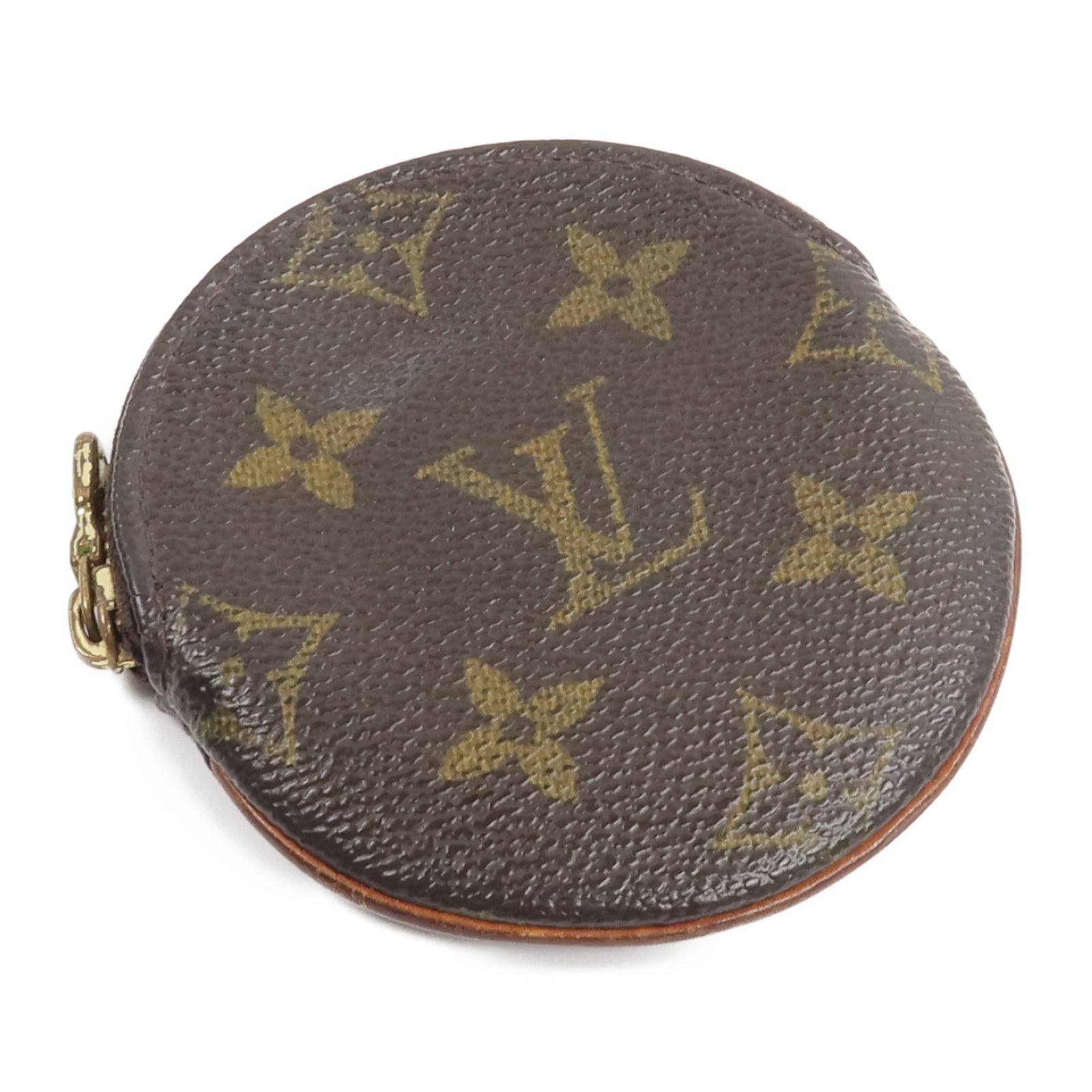 LOUIS VUITTON LV GHW Coin Case M61926 Monogram Brown