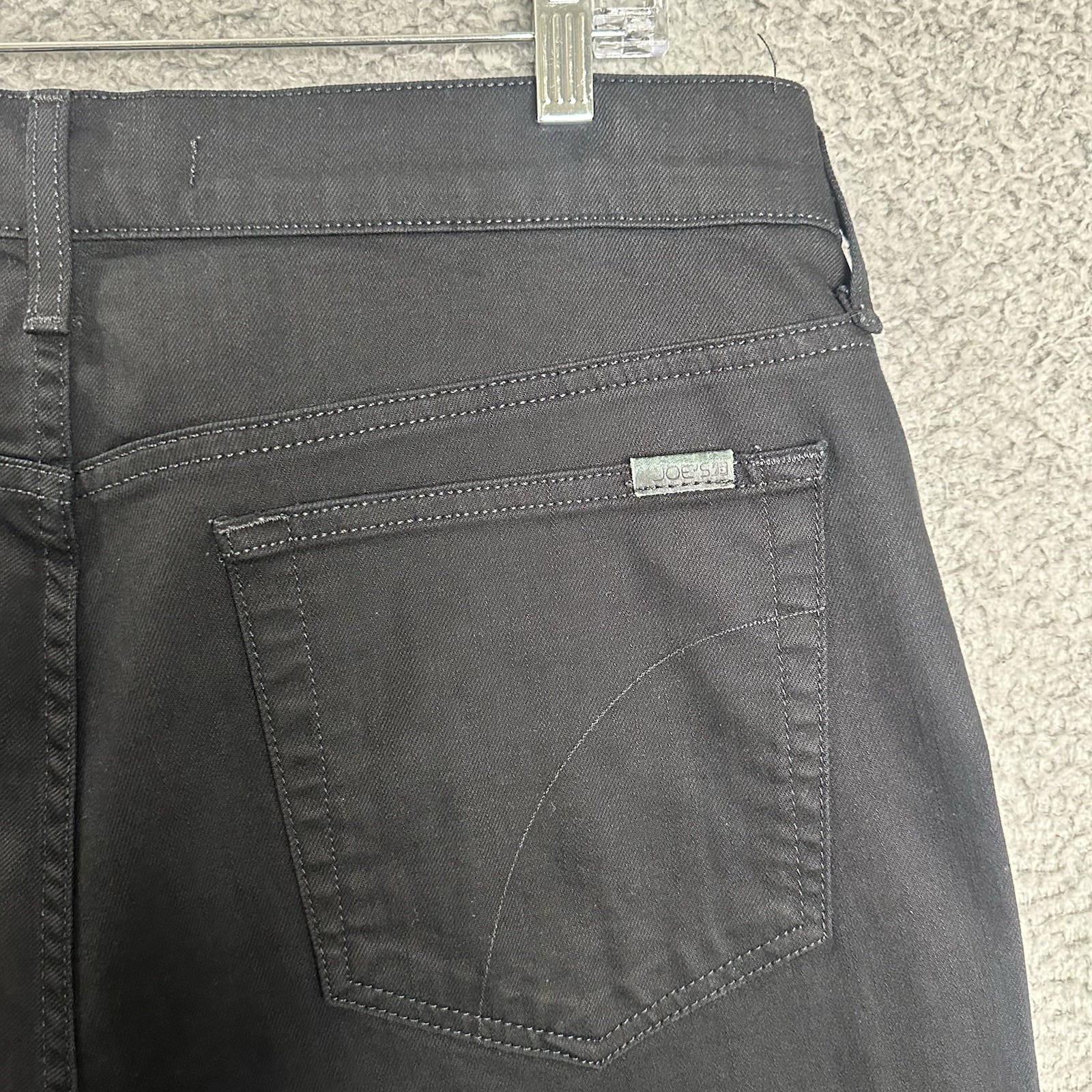 Joe’s Jeans Brixton Black Stretch Jeans Mens 36×30 Straight Slim Fit Dark Wash