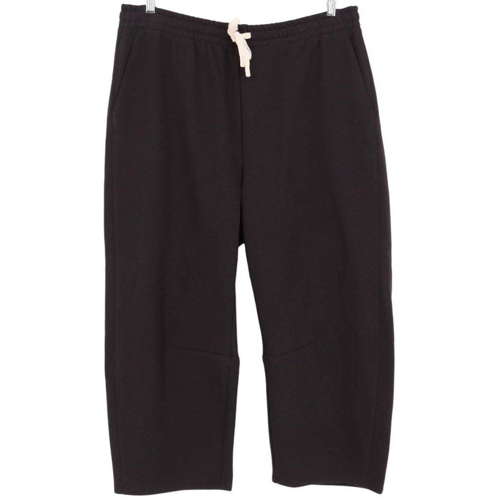 Everlane The Laid Back Sweatpant Size XXL Black Fleece Barrel Sweatpants NWT