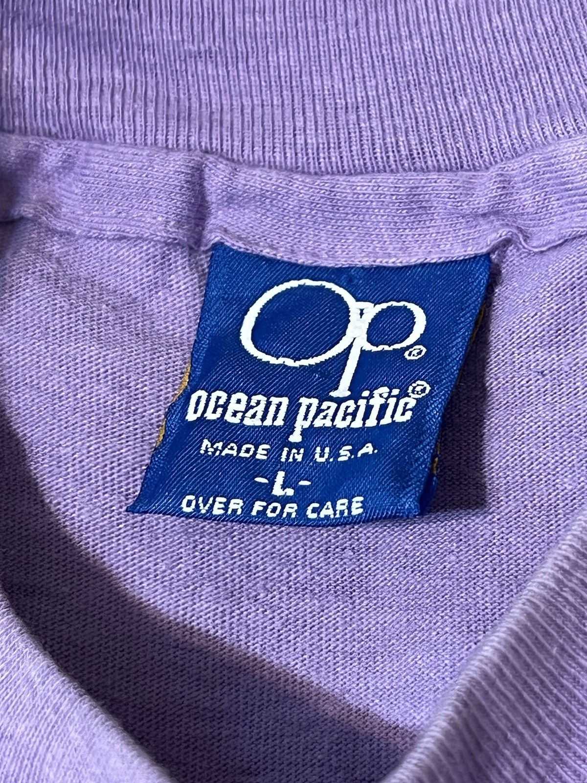 Vintage 80’s Ocean Pacific Single Stitch Shirt Large Made In USA Surf Skate