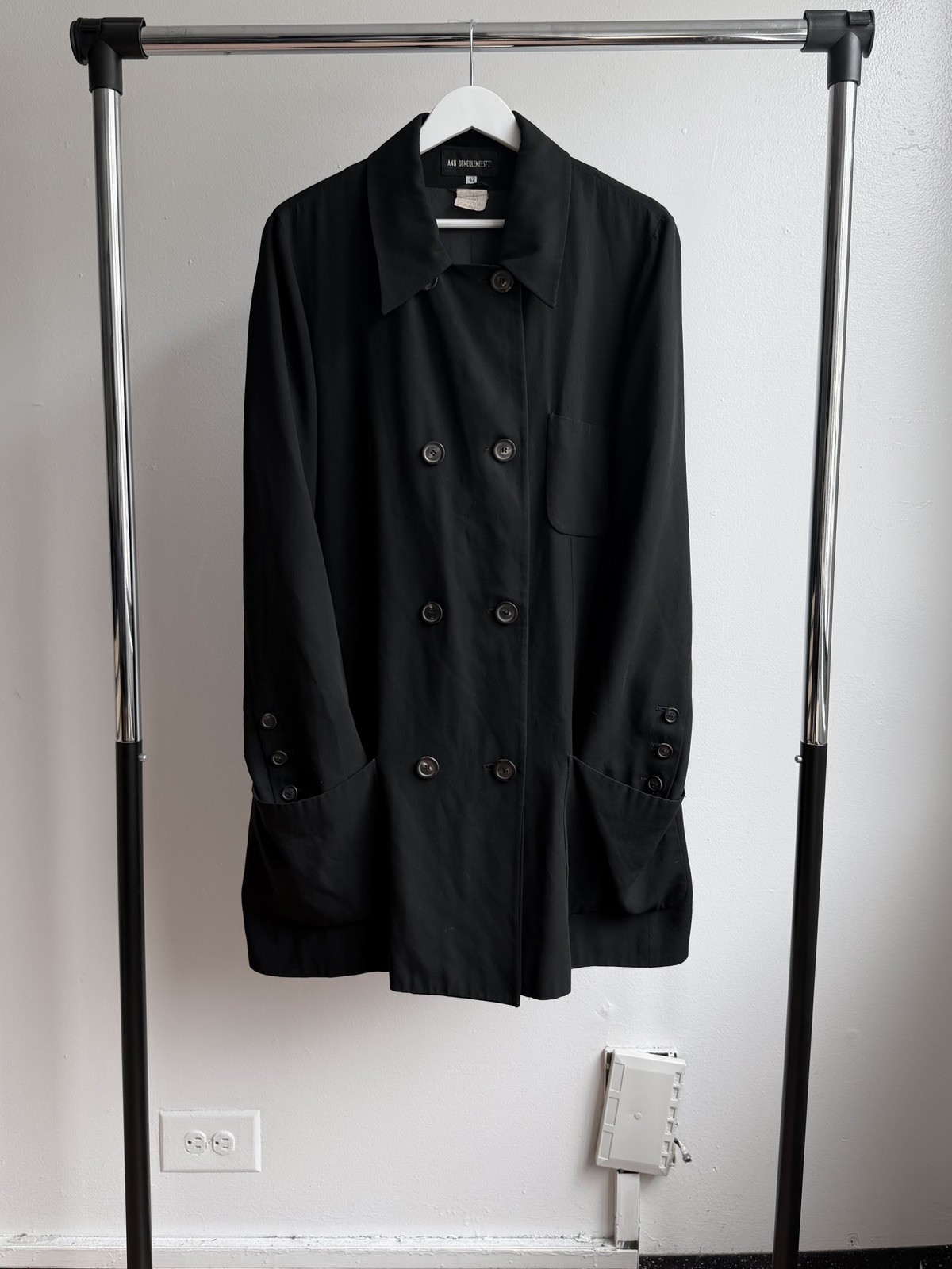 Ann Demeulemeester Double Breasted Trench Coat (Size 42) S/S 2009