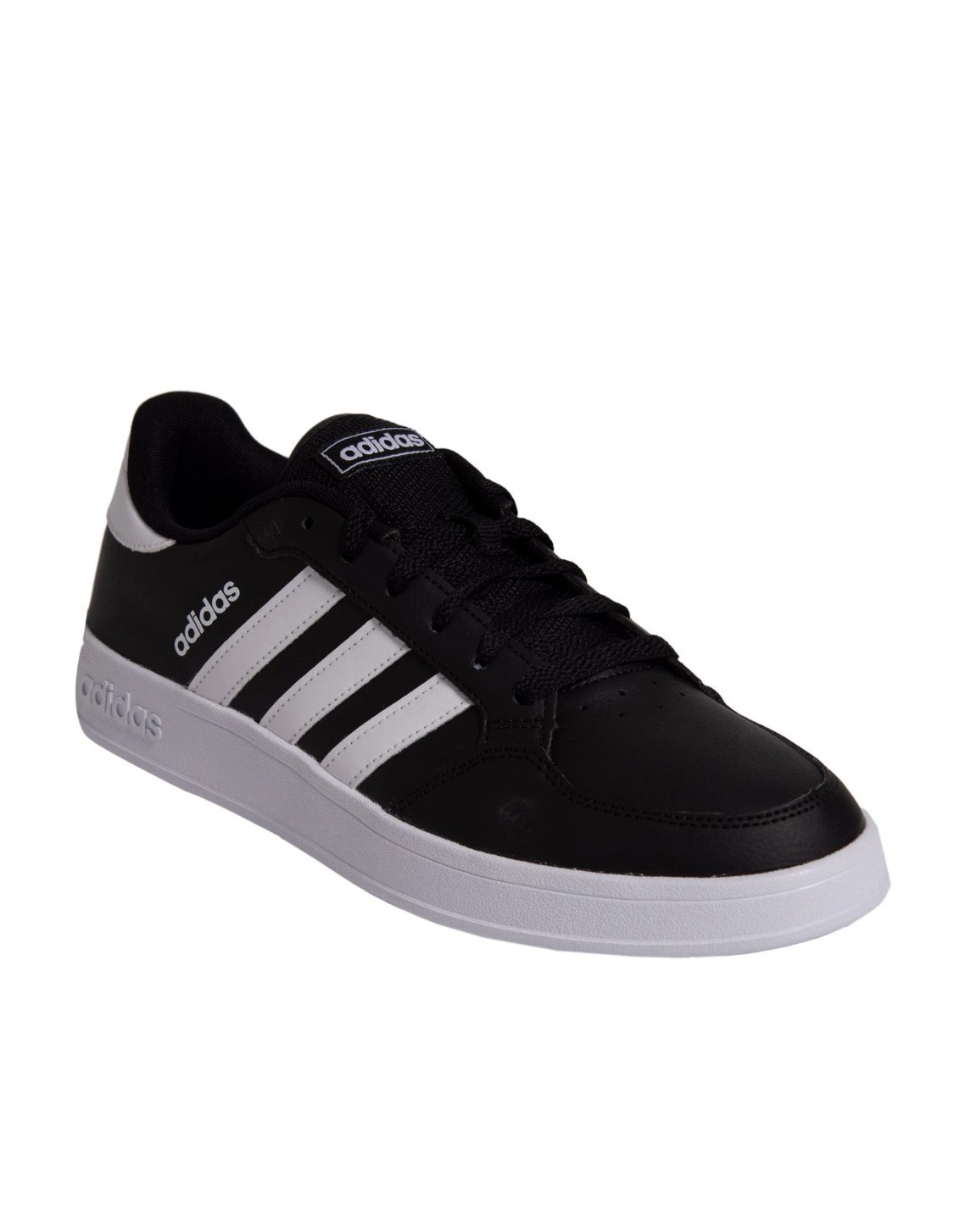 adidas Men’s Court Shoes Black White Synthetic Rubber Sole Breaknet