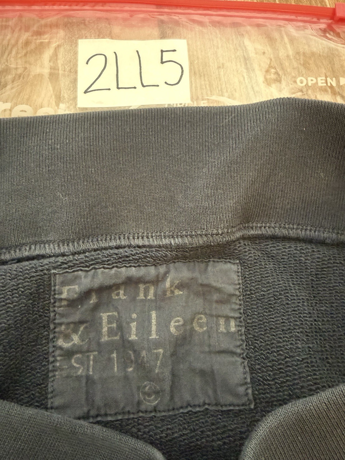 Frank & Eileen Donegal Unforgettable Triple Fleece Skirt Black Drawstring Size S