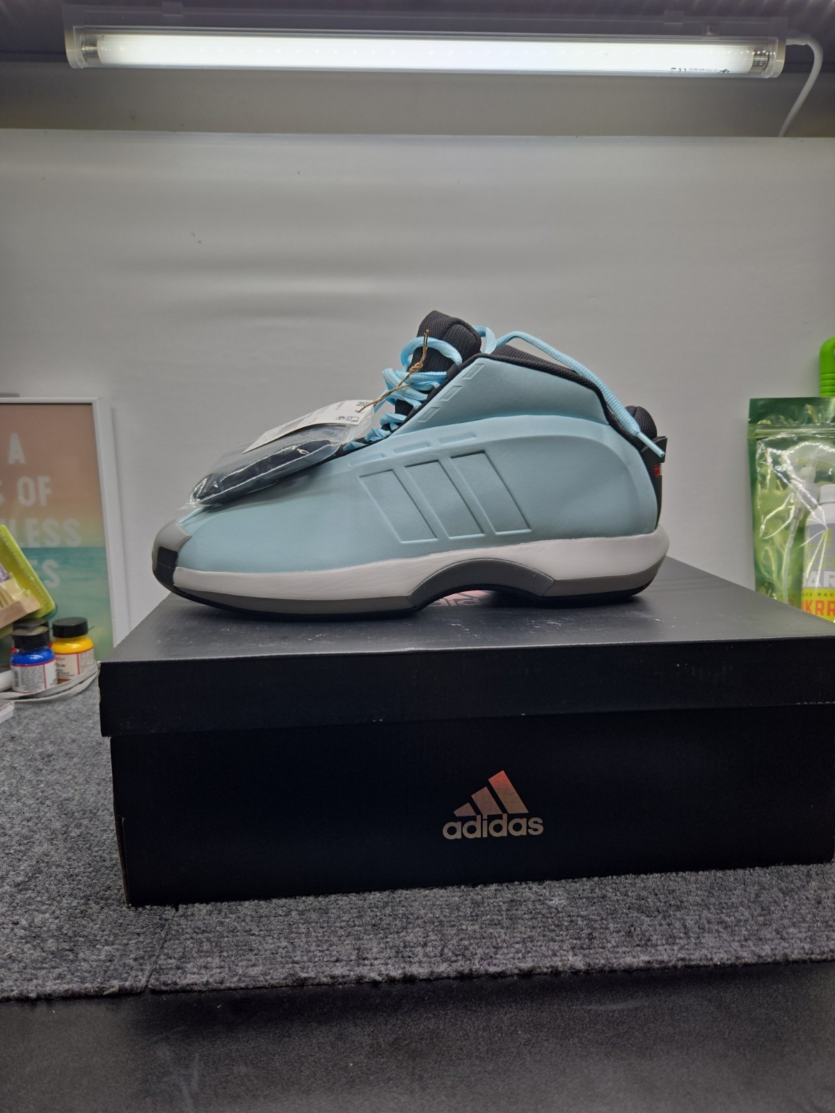 Size 13 – Adidas Crazy 1 Kobe Ice Blue