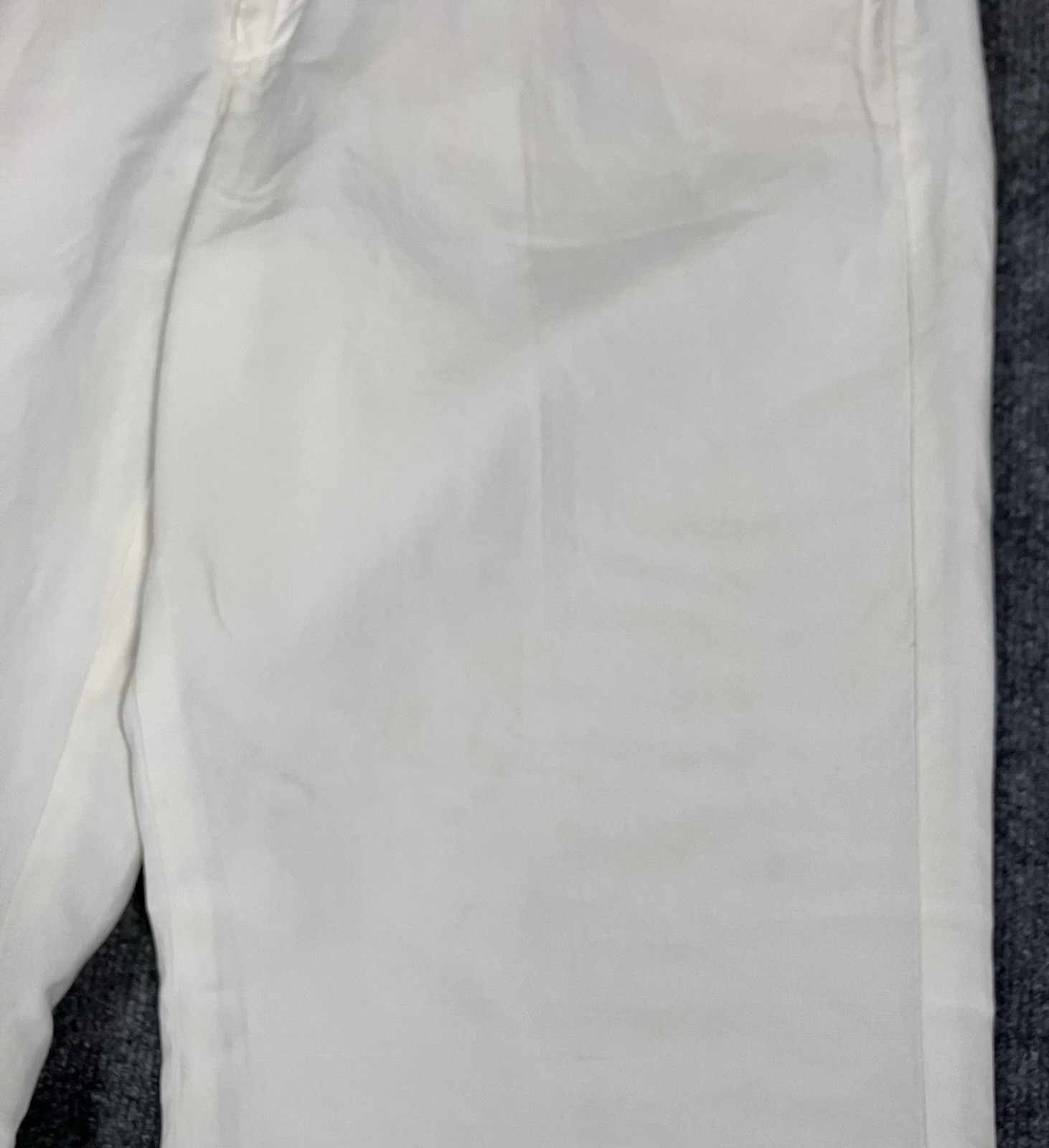 Banana Republic Dawson Men’s Linen Cotton Pants 35×34 Tan Straight Flat Front