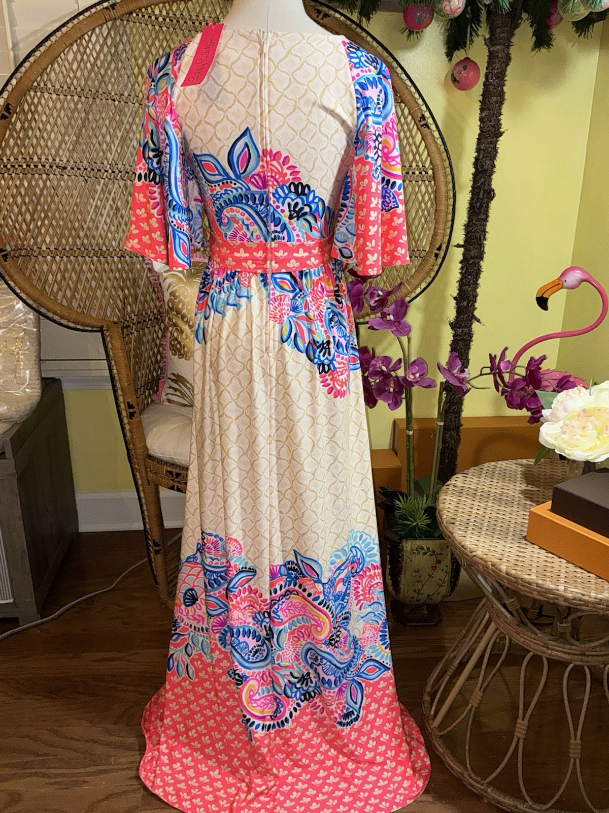 Lilly Pulitzer NWT Minka Maxi Dress Coral Beach Bungalow 🦄 Size 0,2,10,14,16