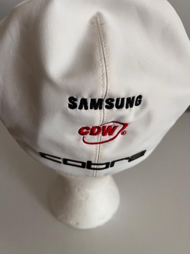 PUMA COBRA GOLF TOUR DRIVE FLEX FIT B. WHITE CAP PRO ATHLETE SIZE L/XL MEN $40