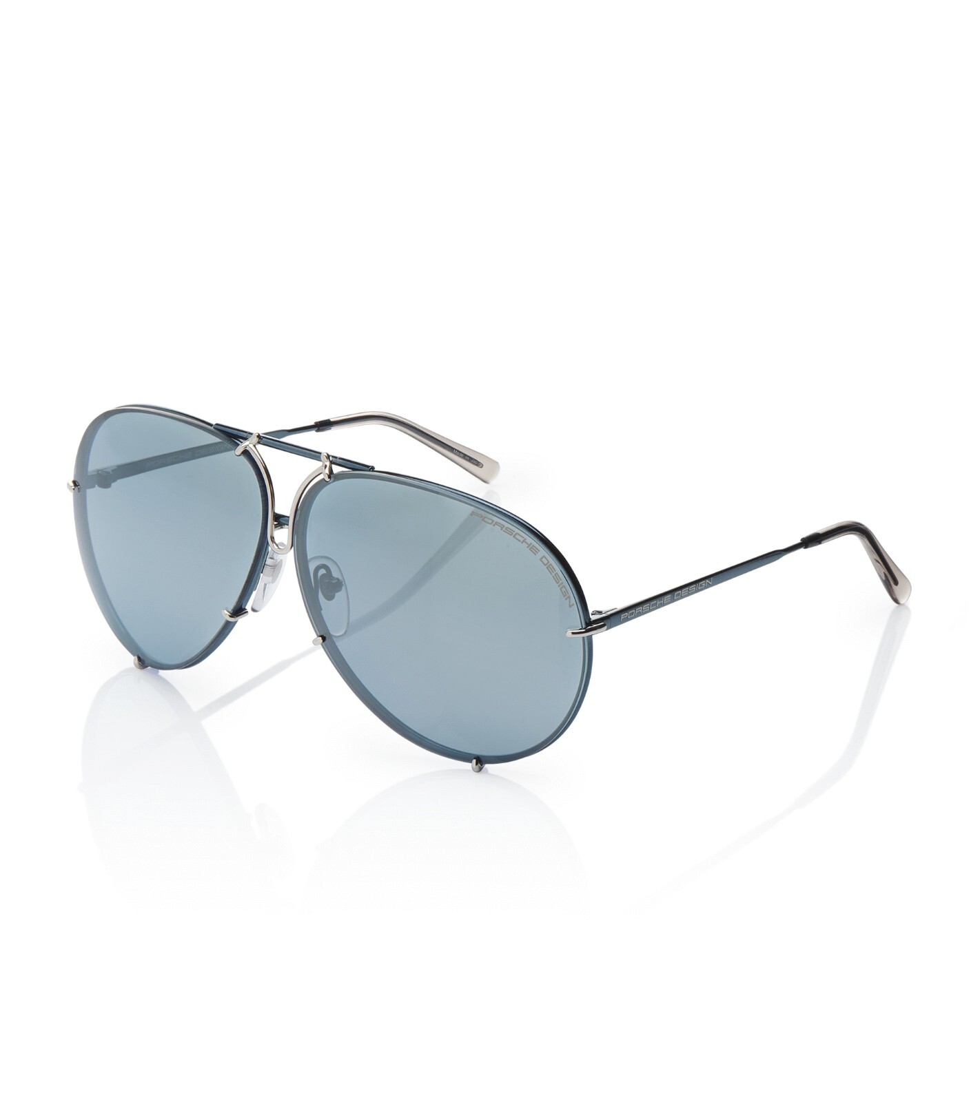 Porsche Design P8478 Iconic Sunglasses V – Blue/Light Blue silver + Extra Lenses