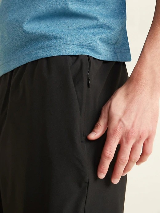 ~Old Navy Active Go-Dry Shade Hybrid 9-inch Jogger Shorts Black XS X-Small 30~