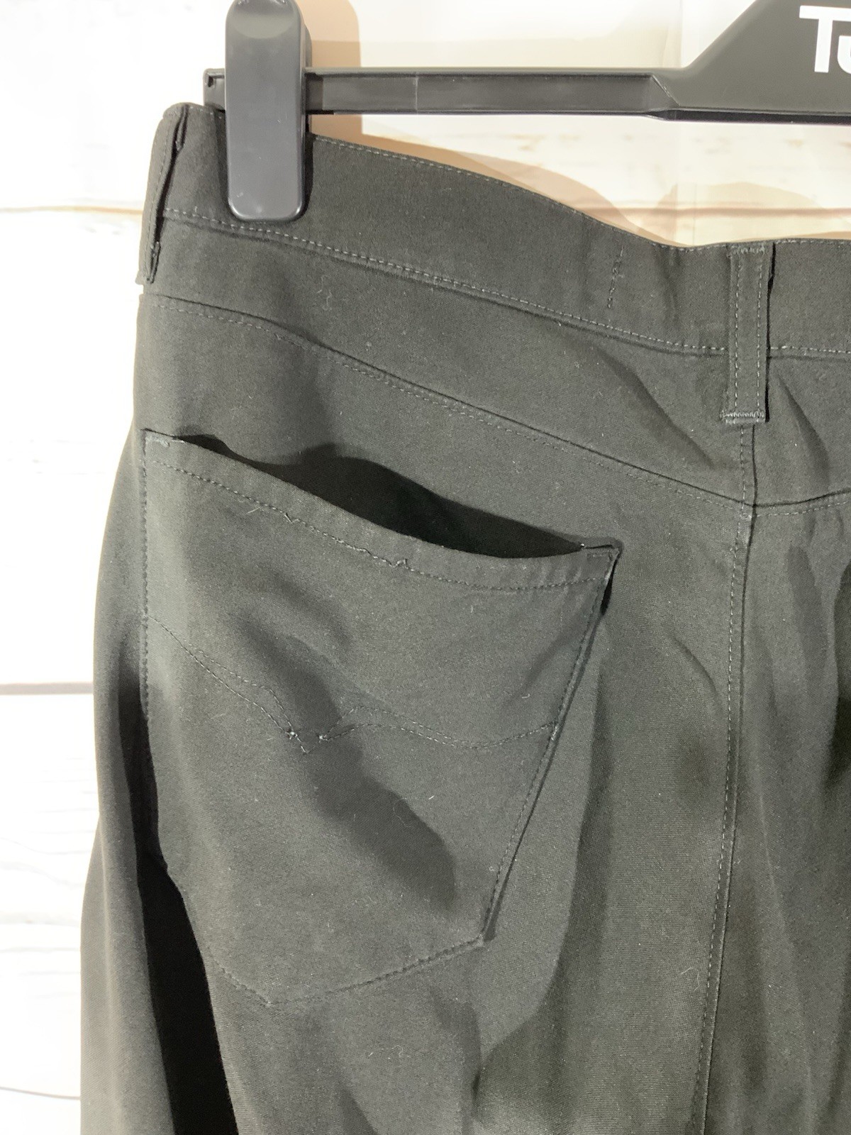 VERSACE Jeans Couture, Womens Black Trousers Size 30/50 Made In Italy (A14)