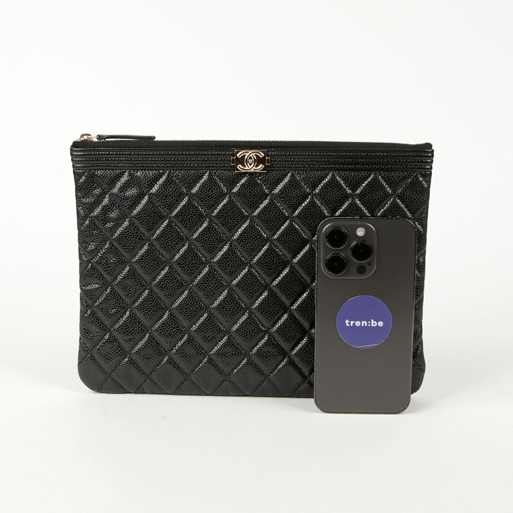 CHANEL A84406 Boy New Medium Clutch 125518766