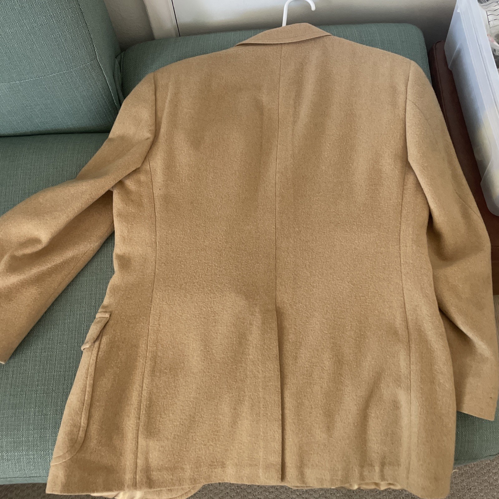 Vintage Baskin 100% Camel Hair Men’s Sport Jacket Size 38R Union Made USA